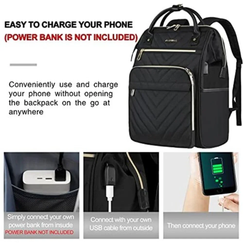 Women's Laptop Backpack Bag, 17 Inch